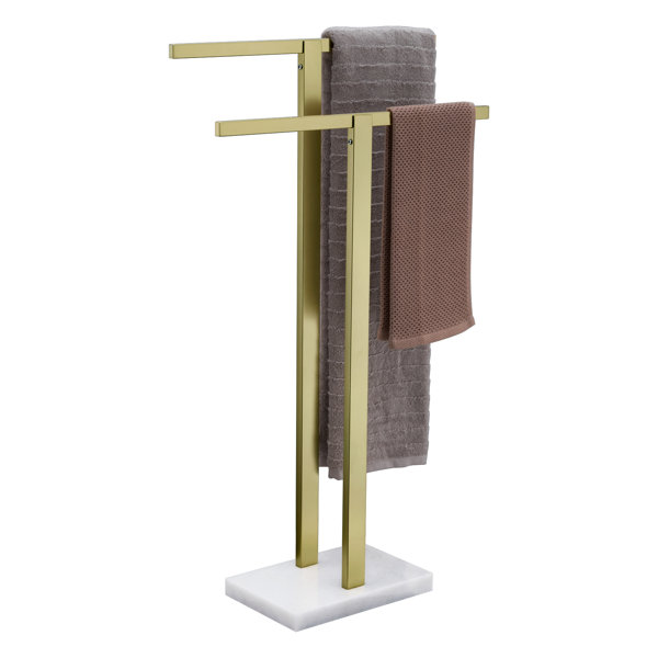 KOKOSIRI 19.7" Free Standing Towel Bar &amp; Reviews | Wayfair